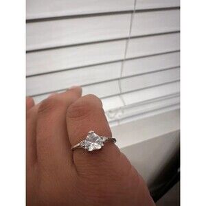 Sterling silver heart ring size 4.5